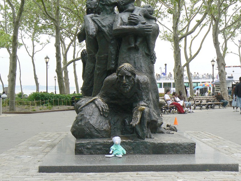 Amedee nyc 2006: Amedee et les premiers immigres